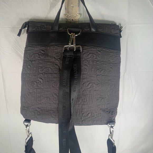 Steve Madden Gray Quilted Backpack - Picture 13 of 13